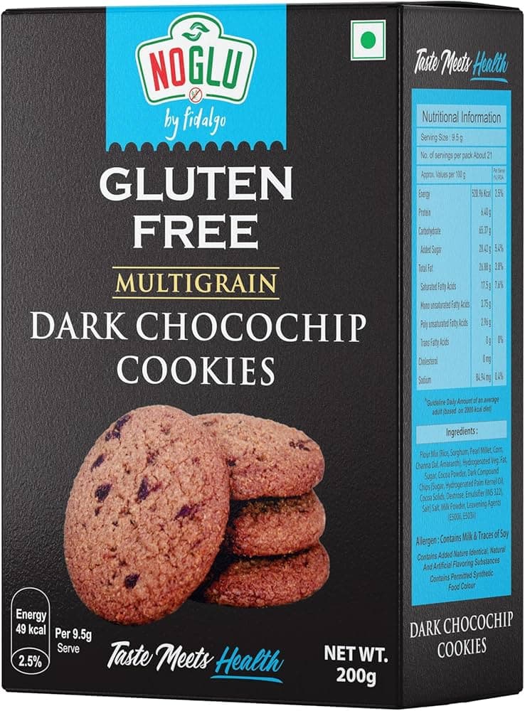 Fidalgo's Gluten Free Multigrain Dark Chocolate Chip Cookies
