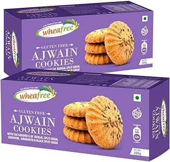 Wheafree Gluten Free Elaichi, Jeera & Ajwain Cookies