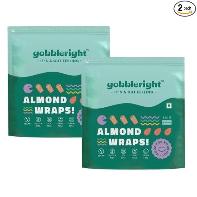 GOBBLERIGHT Tortilla Almond Wraps