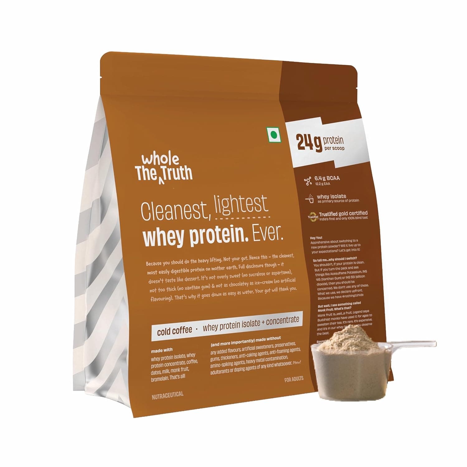 The Whole Truth Whey Protein Isolate+Concentrate Cold Coffee